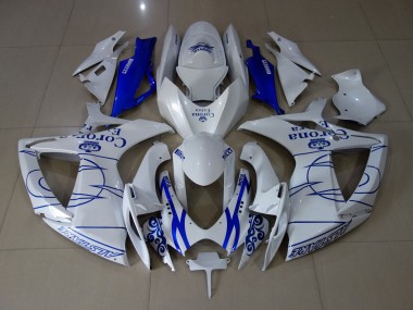 2006-2007 White Corona Suzuki GSXR 600-750 Fairings Canada