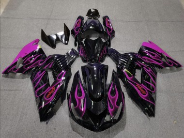 2006-2011 Pink Flame Kawasaki ZX14R Fairings Canada