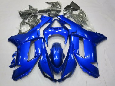2007-2008 Complete Blue Kawasaki ZX6R Fairings Canada