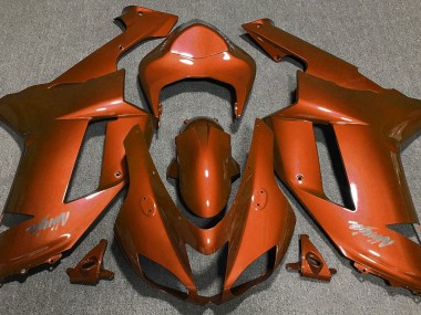 2007-2008 Tiger Orange Kawasaki ZX6R Fairings Canada
