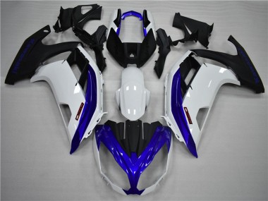 2012-2016 Blue and White Kawasaki Ninja 650R Fairings Canada
