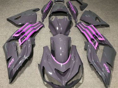2012-2019 Nardo Gray & Pink Kawasaki ZX14R Fairings Canada