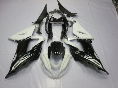 2013-2018 Black and White Kawasaki ZX6R Fairings Canada