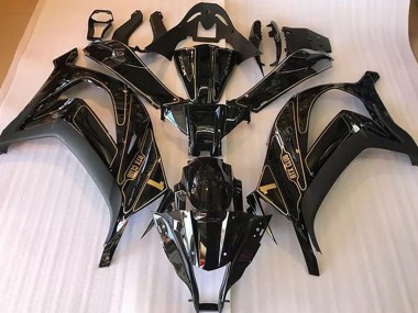 2016-2019 Black and Gold Kawasaki ZX10R Fairings Canada