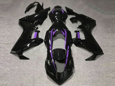 2017-2019 Gloss Black & Purple Lining Honda CBR1000RR Fairings Canada