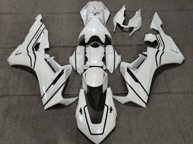 2017-2019 Pearl White and Black Honda CBR1000RR Fairings Canada