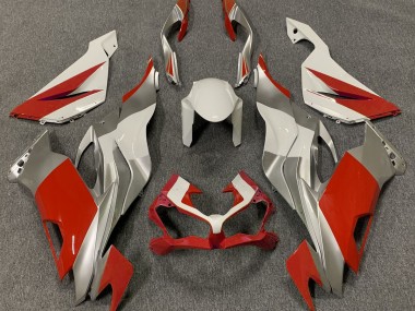 2019-2020 Red White and Silver Kawasaki ZX6R Fairings Canada